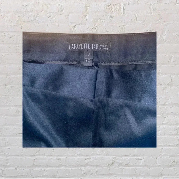 Lafayette 148 New York Slacks - Black - Picture 5 of 5